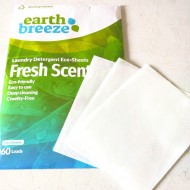 Еко Кърпички за пране Earth breeze за 60 пранета плюс подарък Детокс таблетка